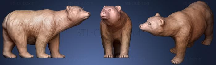 3D model Gold Bear (STL)